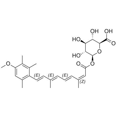 Show details for 13-cis-Acitretin Glucuronide Picture of 13-cis-Acitretin Glucuronide