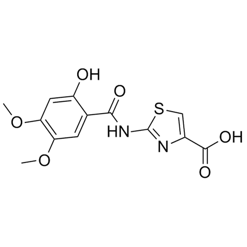 Picture of 2-(2-hydroxy-4,5-dimethoxybenzamido)thiazole-4-carboxylic acid