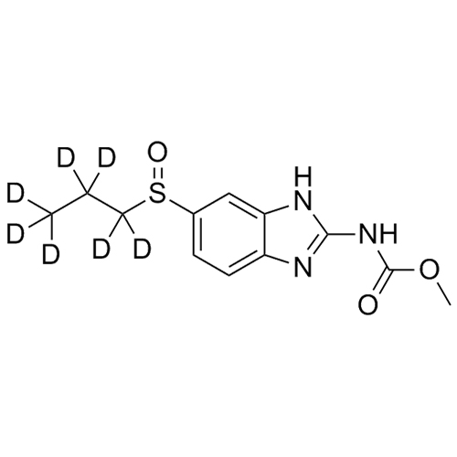 Picture of Albendazole EP Impurity B-d7 (Albendazole Sulfoxide-d7)