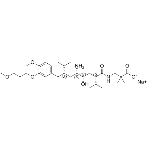 Show details for Aliskiren Acid Impurity Sodium Salt Picture of Aliskiren Acid Impurity Sodium Salt