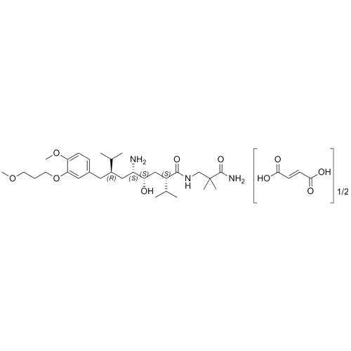 Show details for Aliskiren Hemifumarate (SSSR isomer) Impurity Picture of Aliskiren Hemifumarate (SSSR isomer) Impurity