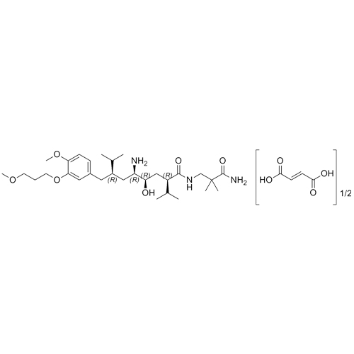 Picture of Aliskiren Hemifumarate Enantiomer (RRRR isomer) Impurity