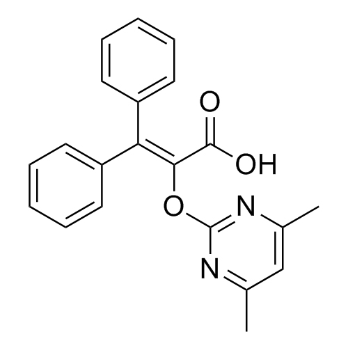 Picture of 2-((4,6-dimethylpyrimidin-2-yl)oxy)-3,3-diphenylacrylic acid