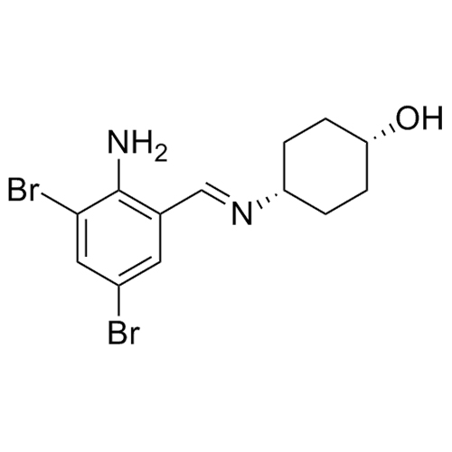 Show details for Cis-4-((2-amino-3,5-dibromobenzylidene)amino)cyclohexanol Picture of Cis-4-((2-amino-3,5-dibromobenzylidene)amino)cyclohexanol