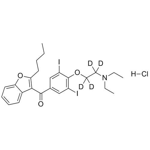Show details for Amiodarone-d4 HCl Picture of Amiodarone-d4 HCl