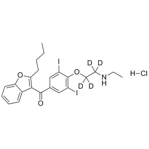 Picture of Amiodarone EP Impurity B-d4 HCl