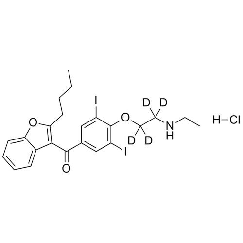 Show details for Amiodarone EP Impurity B-d4 HCl Picture of Amiodarone EP Impurity B-d4 HCl