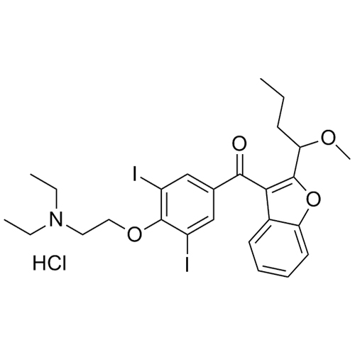 Show details for Amiodarone EP Impurity G HCl Picture of Amiodarone EP Impurity G HCl