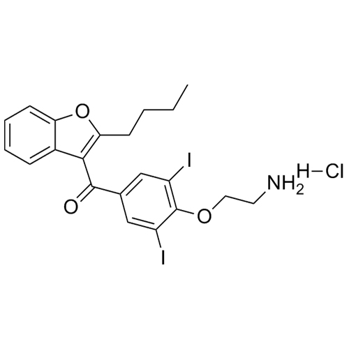 Show details for N,N-Di-Desethyl Amiodarone Picture of N,N-Di-Desethyl Amiodarone