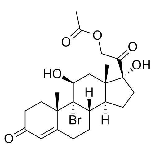 Show details for 9-Bromo Hydrocortisone 21-Acetate Picture of 9-Bromo Hydrocortisone 21-Acetate