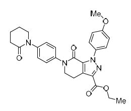 Picture of Apixaban Ethyl Ester Impurity