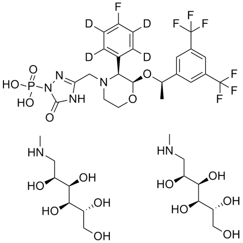 Show details for Fosaprepitant-d4 Dimeglumine Picture of Fosaprepitant-d4 Dimeglumine