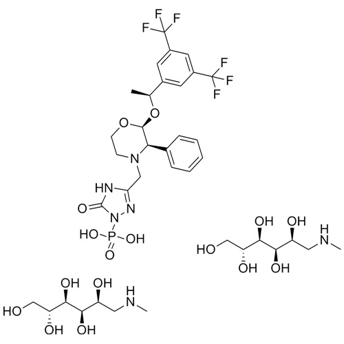 Show details for ent-Defluoro Fosaprepitant Dimeglumine Picture of ent-Defluoro Fosaprepitant Dimeglumine