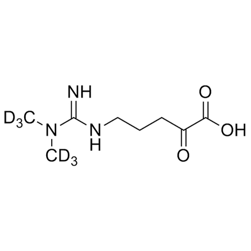 Picture of Alfa-Keto-Delta-(NG,NG-Dimethylguanidino)valenic Acid-d6