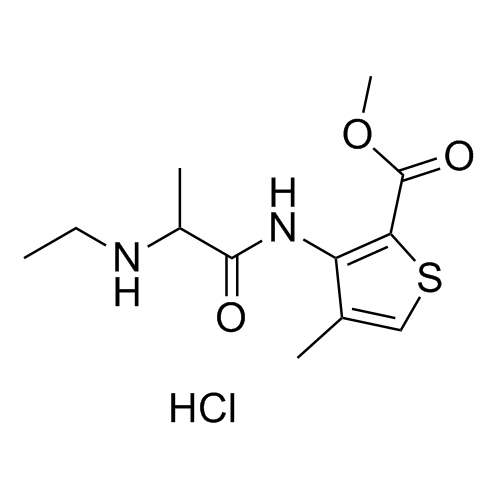 Show details for Articaine EP Impurity D HCl (Ethylarticaine HCl) Picture of Articaine EP Impurity D HCl (Ethylarticaine HCl)