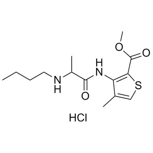 Show details for Articaine EP Impurity G HCl (Butylarticaine HCl) Picture of Articaine EP Impurity G HCl (Butylarticaine HCl)