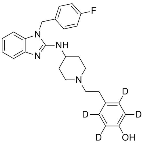 Show details for O-Desmethylastemizole-d4 Picture of O-Desmethylastemizole-d4