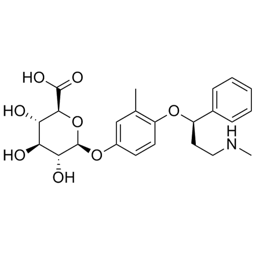 Show details for 4’-Hydroxy Atomoxetine ?-D-Glucuronide Picture of 4’-Hydroxy Atomoxetine ?-D-Glucuronide