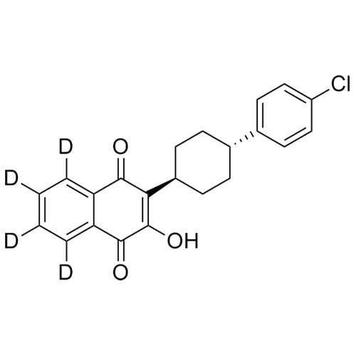 Show details for Atovaquone-d4 Picture of Atovaquone-d4