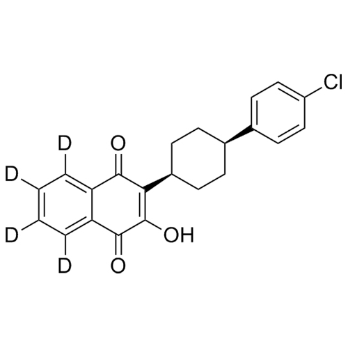 Show details for cis-Atovaquone-d4 (Atovaquone EP Impurity B-d4) Picture of cis-Atovaquone-d4 (Atovaquone EP Impurity B-d4)