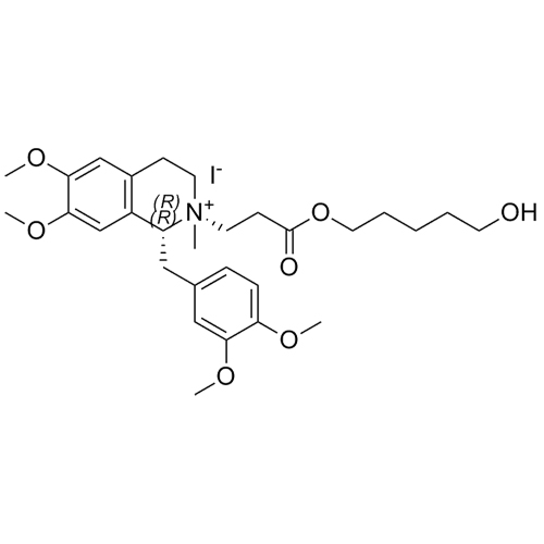 Show details for Cisatracurium Besylate EP Impurity F Iodide (Atracurium Besylate Impurity D2 Iodide) Picture of Cisatracurium Besylate EP Impurity F Iodide (Atracurium Besylate Impurity D2 Iodide)