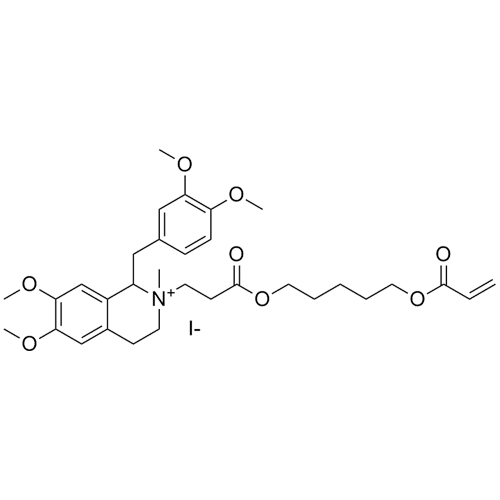 Show details for Atracurium EP Impurity C Iodide (Mixture of Diastereomers) Picture of Atracurium EP Impurity C Iodide (Mixture of Diastereomers)