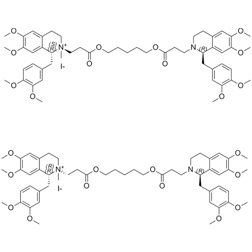 Show details for Atracurium Impurity A1 (trans-Monoquatenary) and A2 (cis-Monoquatenary) Mixture Picture of Atracurium Impurity A1 (trans-Monoquatenary) and A2 (cis-Monoquatenary) Mixture