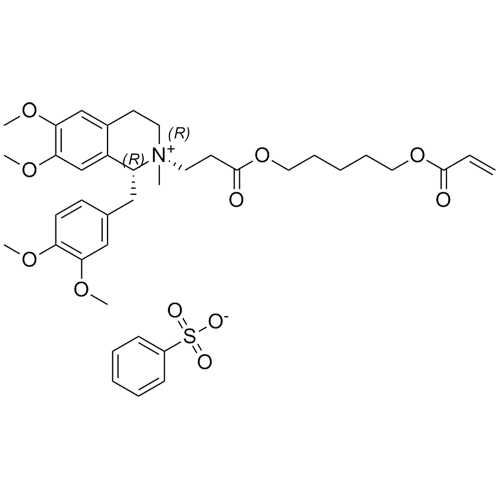 Show details for Atracurium Impurity C2 Besylate (Cis - R Isomer) Picture of Atracurium Impurity C2 Besylate (Cis - R Isomer)