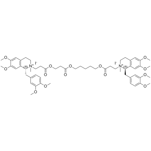 Show details for Atracurium Impurity 11 Iodide (Mixture of Diastereomers) Picture of Atracurium Impurity 11 Iodide (Mixture of Diastereomers)