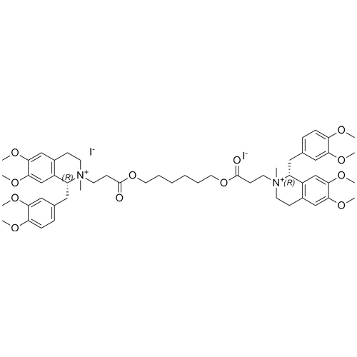 Show details for Atracurium Impurity 12 Iodide (Mixture of Diastereomers) Picture of Atracurium Impurity 12 Iodide (Mixture of Diastereomers)