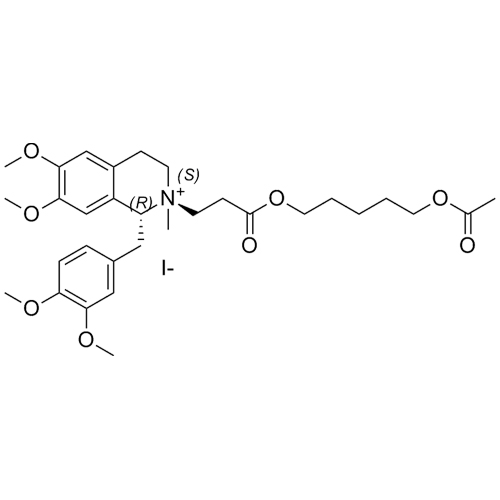 Show details for Cisatracurium Besylate EP Impurity W Iodide Picture of Cisatracurium Besylate EP Impurity W Iodide