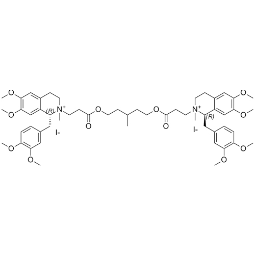 Show details for Cisatracurium Besylate EP Impurity K Iodide (Mixture of Diastereomers) Picture of Cisatracurium Besylate EP Impurity K Iodide (Mixture of Diastereomers)