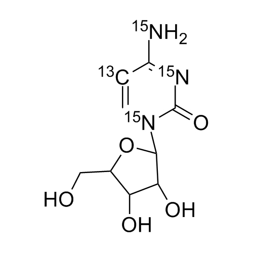 Show details for Azacitidine-13C-15N3 Picture of Azacitidine-13C-15N3