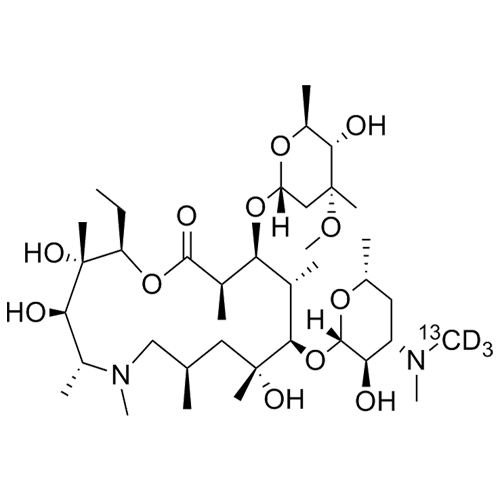 Show details for Azithromycin-13C-d3 Picture of Azithromycin-13C-d3