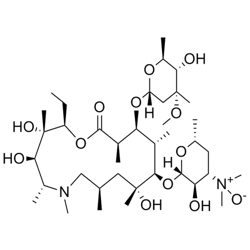 Show details for Azithromycin EP Impurity L (Azithromycin N-Oxide) Picture of Azithromycin EP Impurity L (Azithromycin N-Oxide)