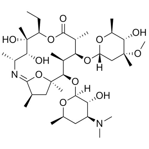 Show details for Erythromycin A imino ether Picture of Erythromycin A imino ether