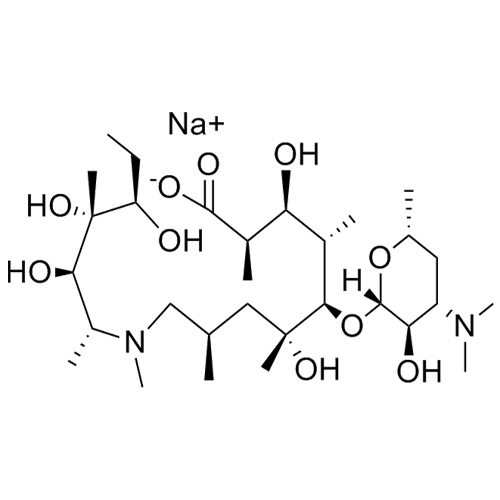 Show details for 3-Hydroxy Azithromycinoic Acid Sodium Salt Picture of 3-Hydroxy Azithromycinoic Acid Sodium Salt