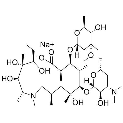 Show details for Azithromycin Impurity 3 Sodium Salt Picture of Azithromycin Impurity 3 Sodium Salt