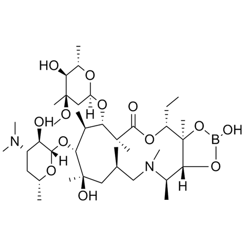 Picture of Azithromycin Impurity 6 (Azithromycin 11,12-hydrogenborate)