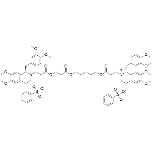 Show details for Cisatracurium Besylate EP Impurity L Dibesylate Salt Picture of Cisatracurium Besylate EP Impurity L Dibesylate Salt