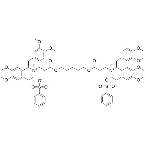 Show details for Cisatracurium Besylate EP Impurity S Dibesylate Salt (mixture of isomers) Picture of Cisatracurium Besylate EP Impurity S Dibesylate Salt (mixture of isomers)