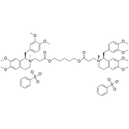 Show details for Cisatracurium Besylate EP Impurity T Dibesylate Salt (mixture of isomers) Picture of Cisatracurium Besylate EP Impurity T Dibesylate Salt (mixture of isomers)