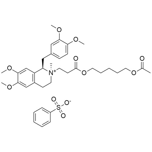 Show details for Cisatracurium Besylate EP Impurity W Besylate (Mixture of isomers) Picture of Cisatracurium Besylate EP Impurity W Besylate (Mixture of isomers)