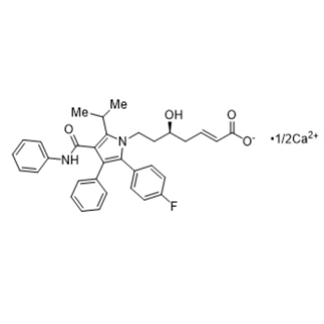 Picture of Atorvastatin 3-Deoxy-hept-2-enoic Acid Calcium Salt