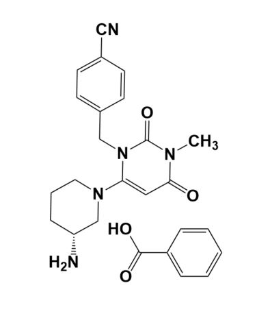 Picture of Alogliptin Impurity A Benzoate Salt