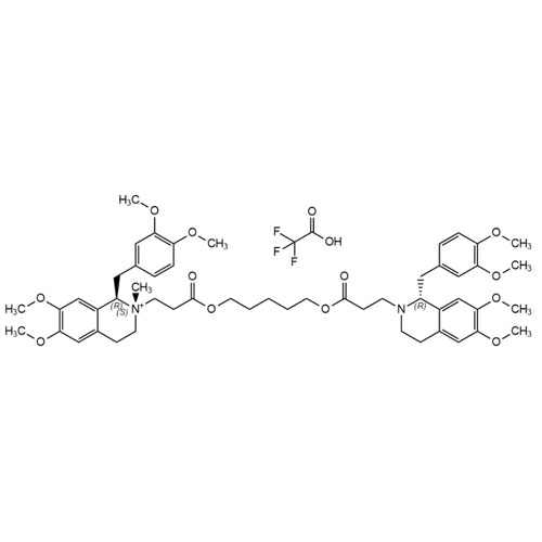 Show details for Atracurium Impurity A1 TFA salt (trans-Monoquatenary) Picture of Atracurium Impurity A1 TFA salt (trans-Monoquatenary)