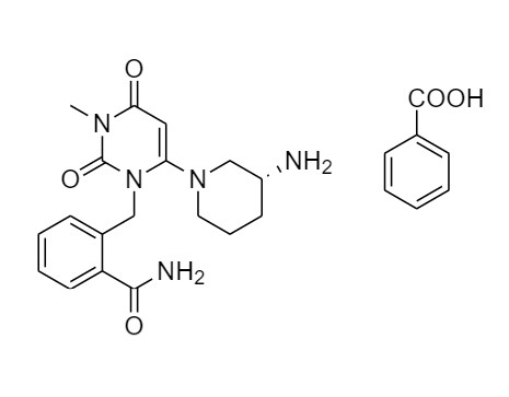 Picture of Alogliptin Carbamoyl Impurity Benzoate Salt