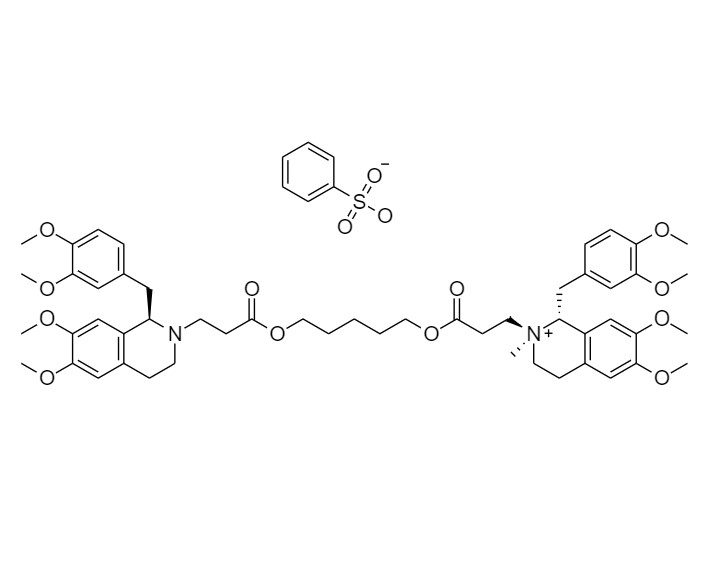Show details for Atracurium Impurity A1 (trans-Monoquatenary) Besylate Salt Picture of Atracurium Impurity A1 (trans-Monoquatenary) Besylate Salt