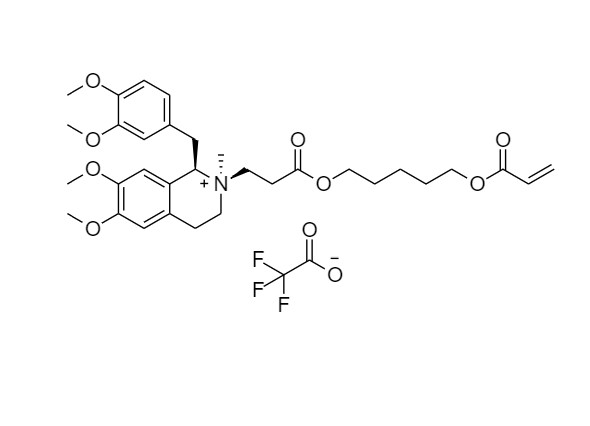Show details for Atracurium Impurity C1 (Cis-Monoacrylate)  TFA Salt Picture of Atracurium Impurity C1 (Cis-Monoacrylate)  TFA Salt