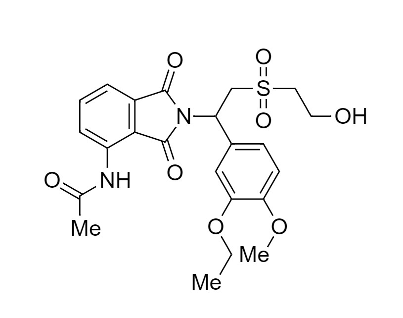 Show details for Apremilast 2-Hydroxyethyl Impurity Picture of Apremilast 2-Hydroxyethyl Impurity